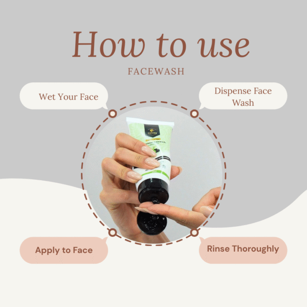 Activated Charcoal Facewash With niacinamide and vitamin C - Image 4