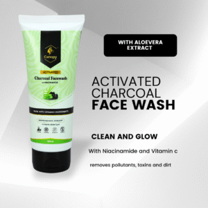 Activated Charcoal Facewash With Niacinamide and Vitamin C | Gel Facewash | 100 ml